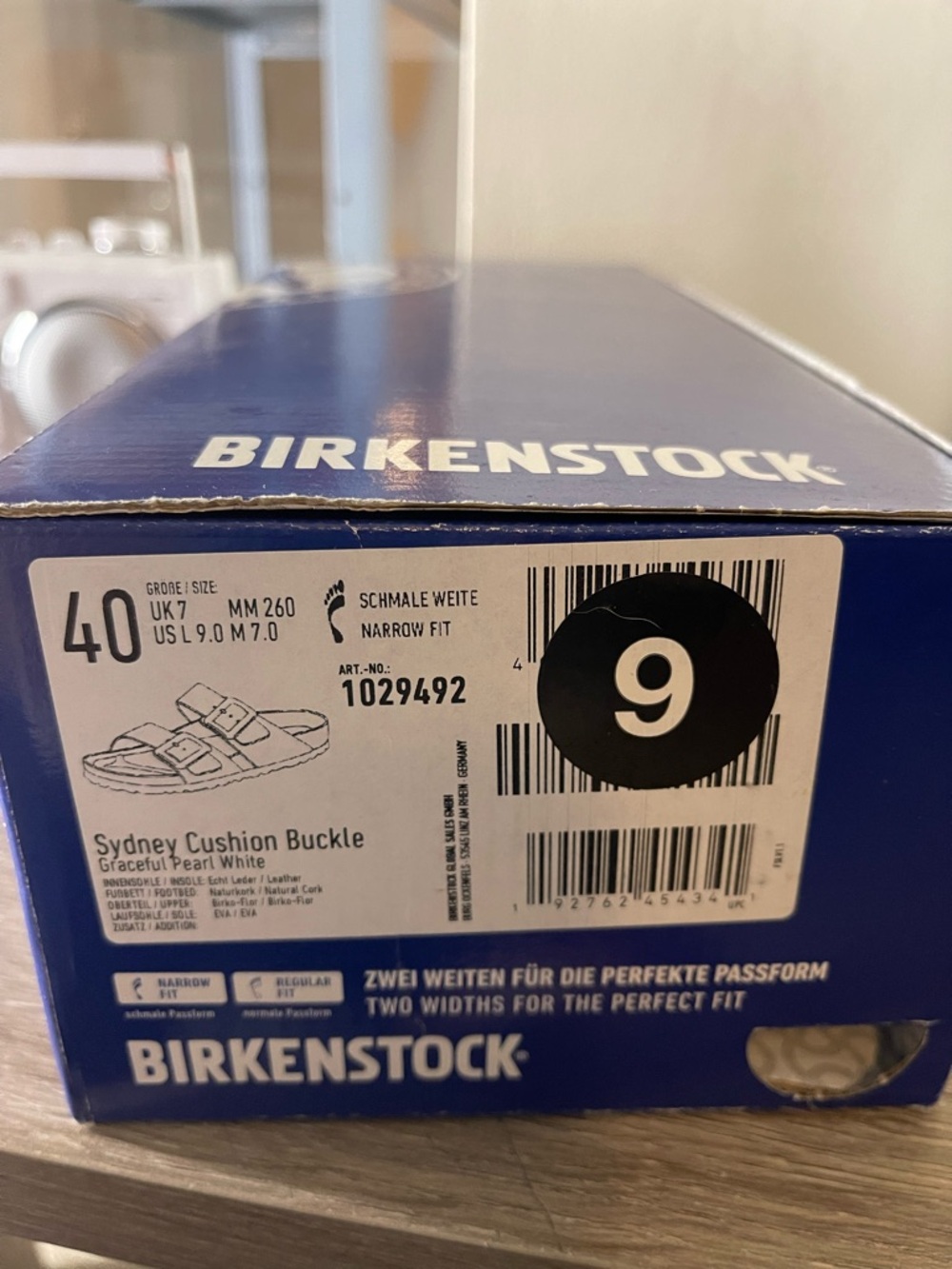 Birkenstock White Two-Strap Cushion Buckle Sandals